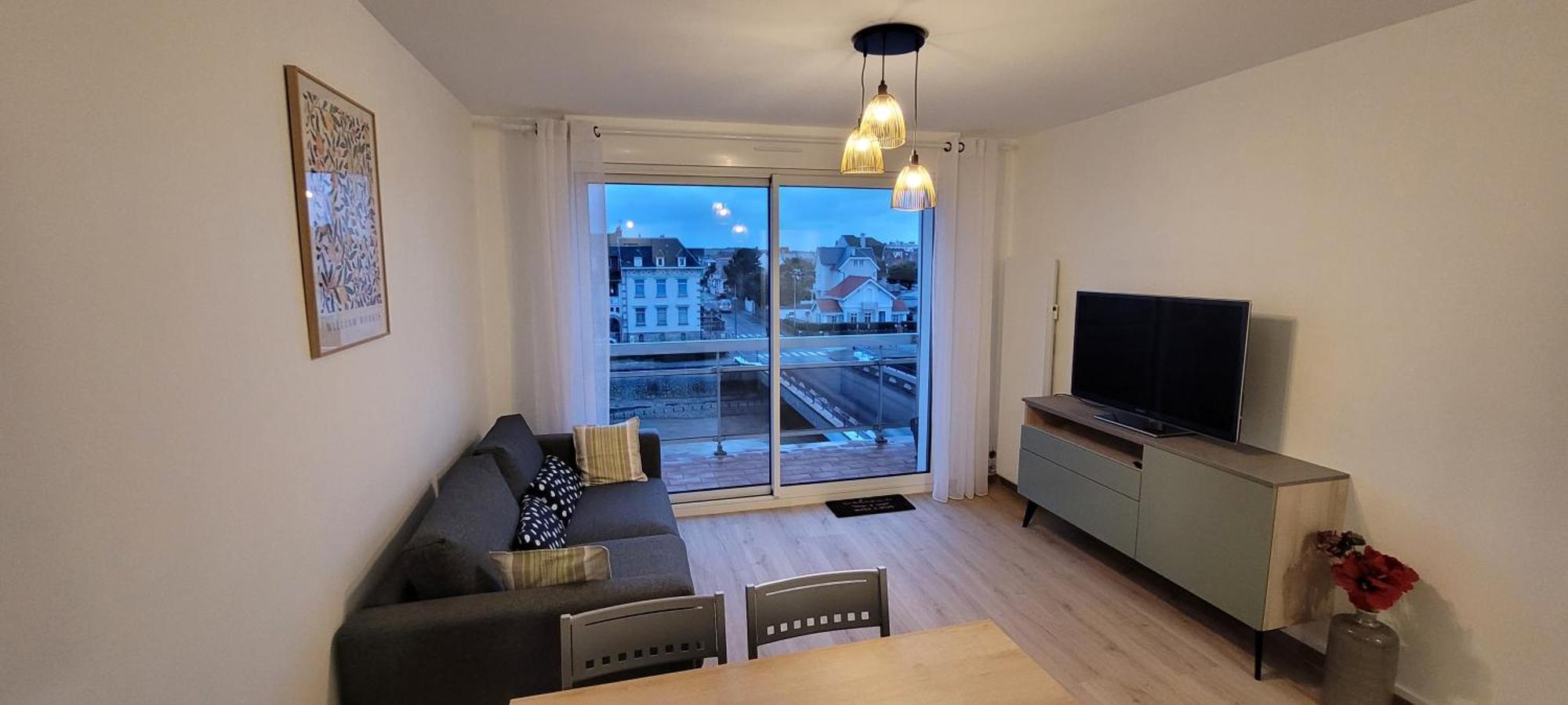Une Jolie Vue - Appt 2 Pieces Vue Mer Balcon Sud Wimereux Eksteriør bilde