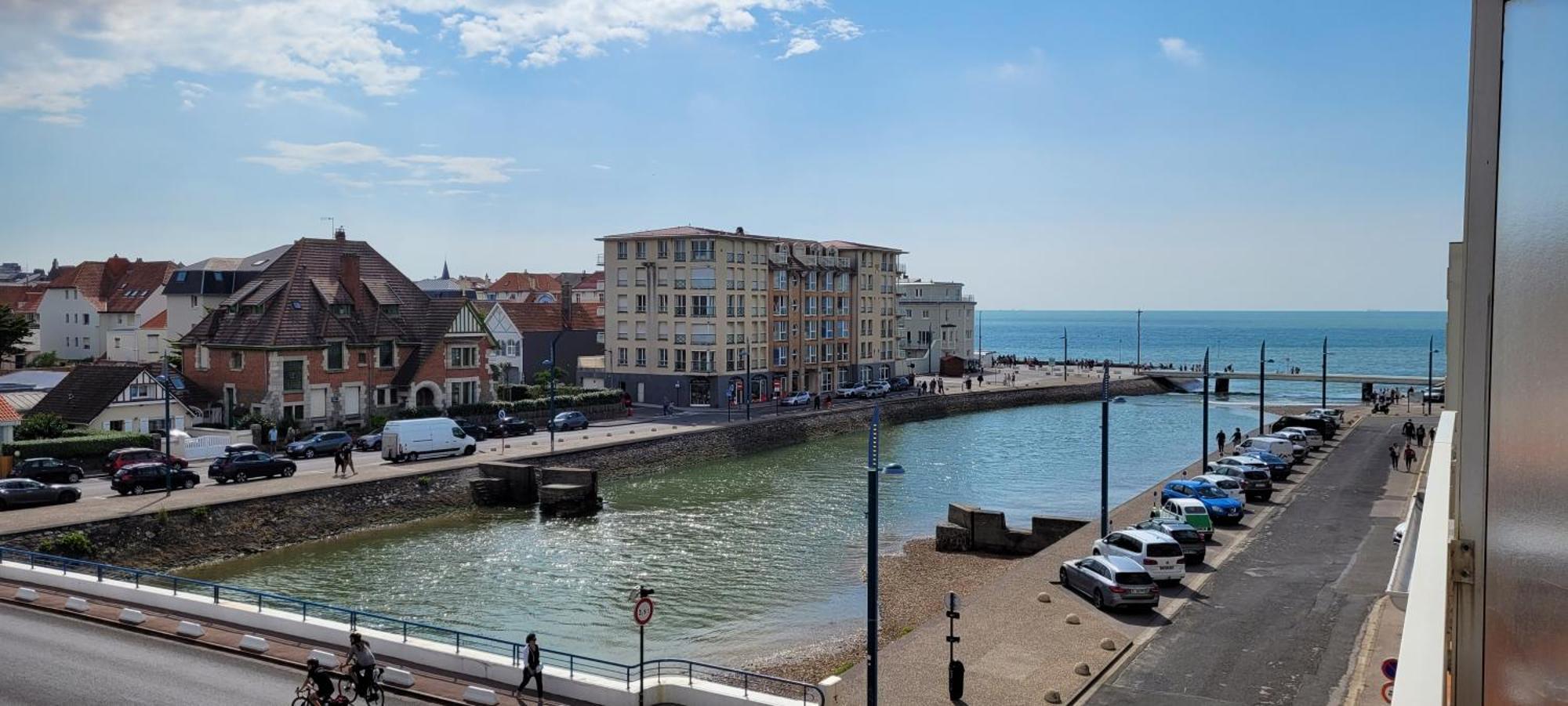 Une Jolie Vue - Appt 2 Pieces Vue Mer Balcon Sud Wimereux Eksteriør bilde